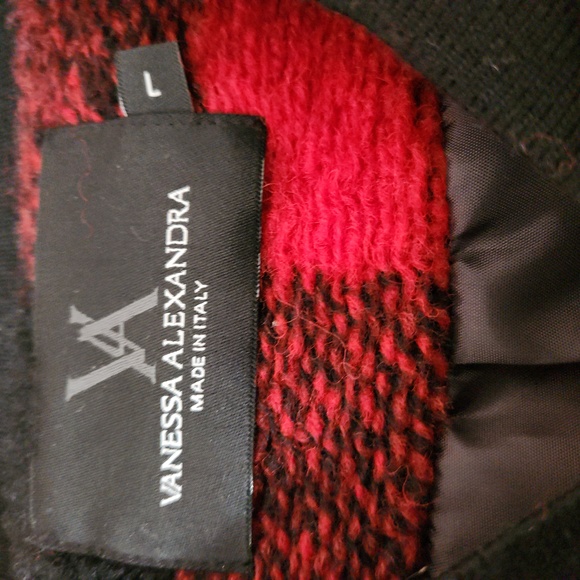 Vanessa Alexandria Plaid Wool Bomber - Picture 2 of 8